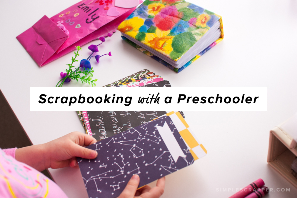 Scrapbooking with a Preschooler