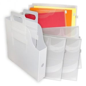 Whether you store paper scrapbook kits over the long time or just until you make a few things, finding the best storage solution for your needs can add ease to the creative process.