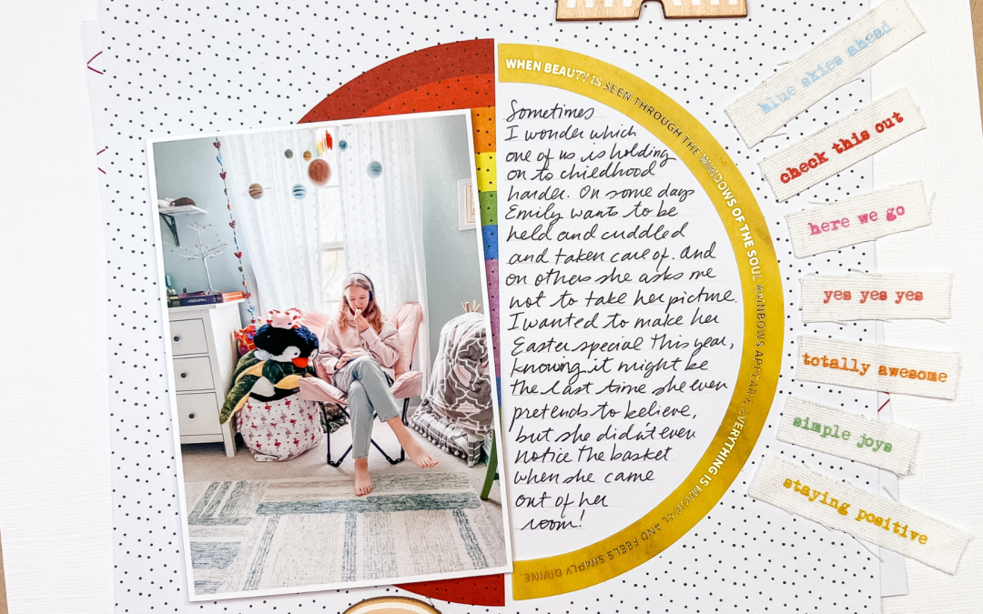 Layout: Scrapbooking a Snapshot of Daily Life