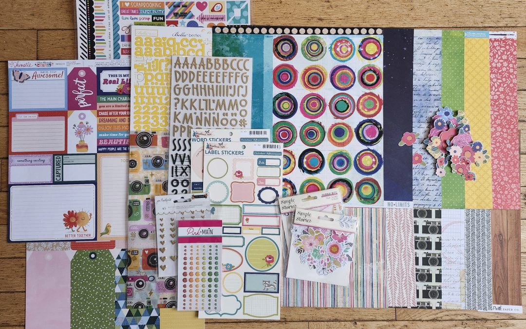 Using a Single Kit for 14 Scrapbook Pages