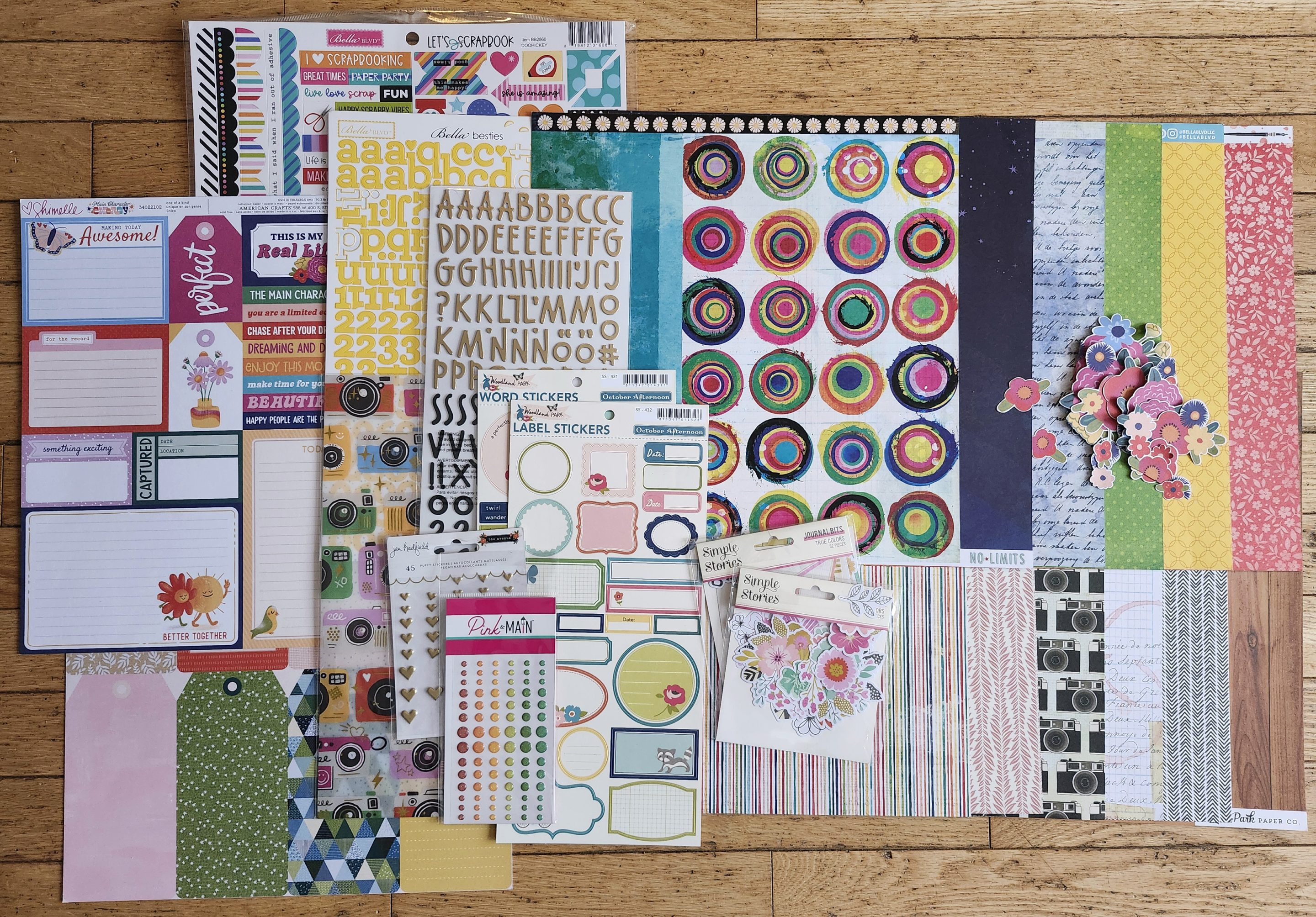Using a Single Kit for 14 Scrapbook Pages
